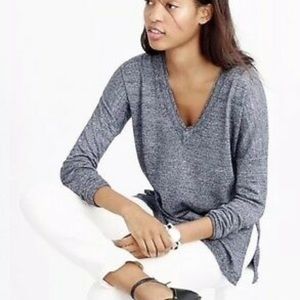 JCREW Marled vnevk sweater size S